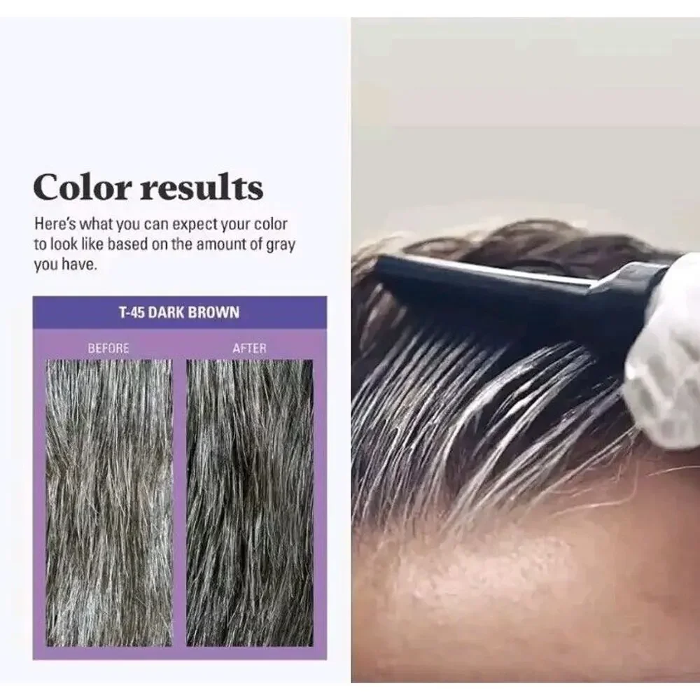 Just For Men Touch of Gray, Mens Hair Color Kit with Comb Applicator for Easy Ap